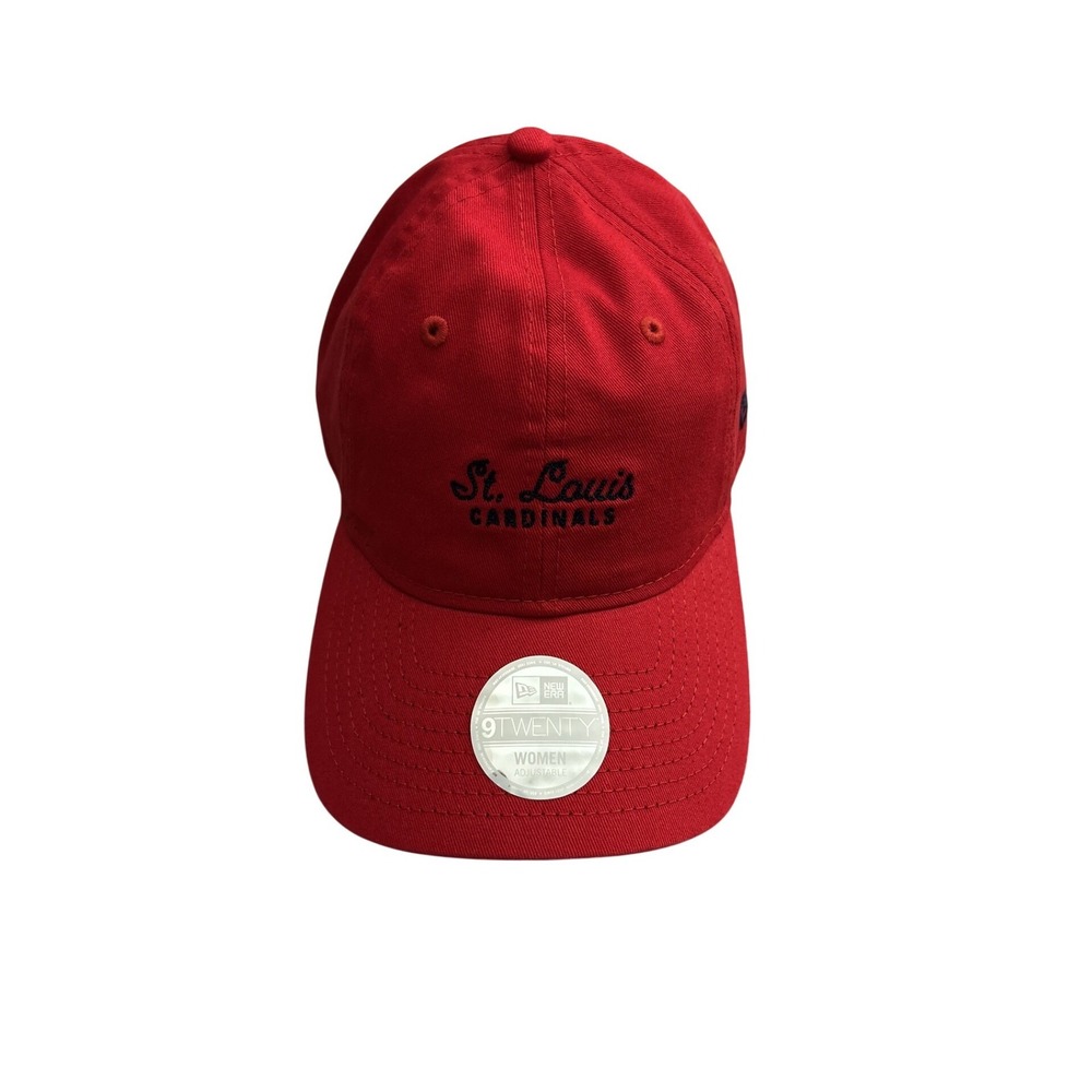 New Era 9TWENTY St. Louis Cardinals Hat Women OSFM Red‎ Like New Adjustable Cap